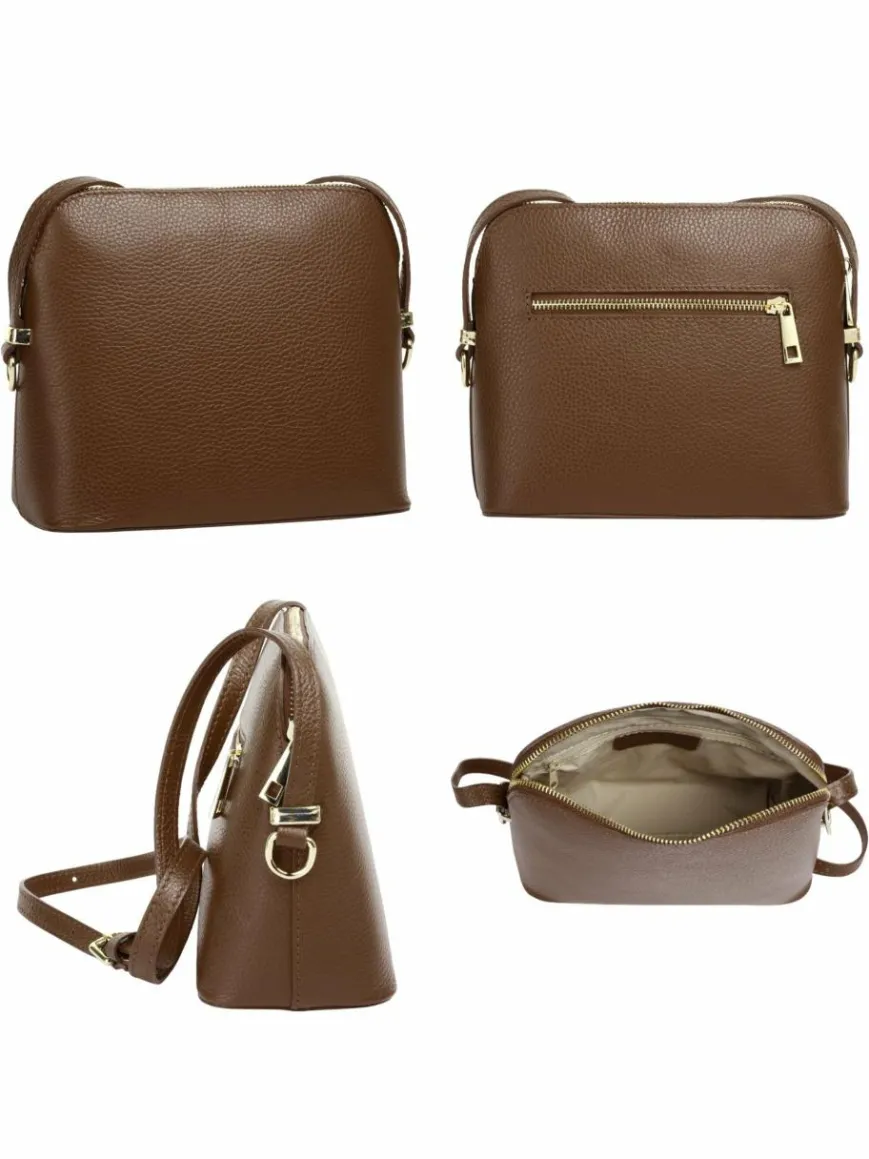 Cluty Taschen & Rucksäcke*Damen Umhängetasche braun uni