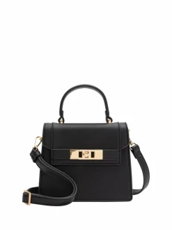 L.Credi Taschen & Rucksäcke*Damen Umhängetasche - Konstanze schwarz uni