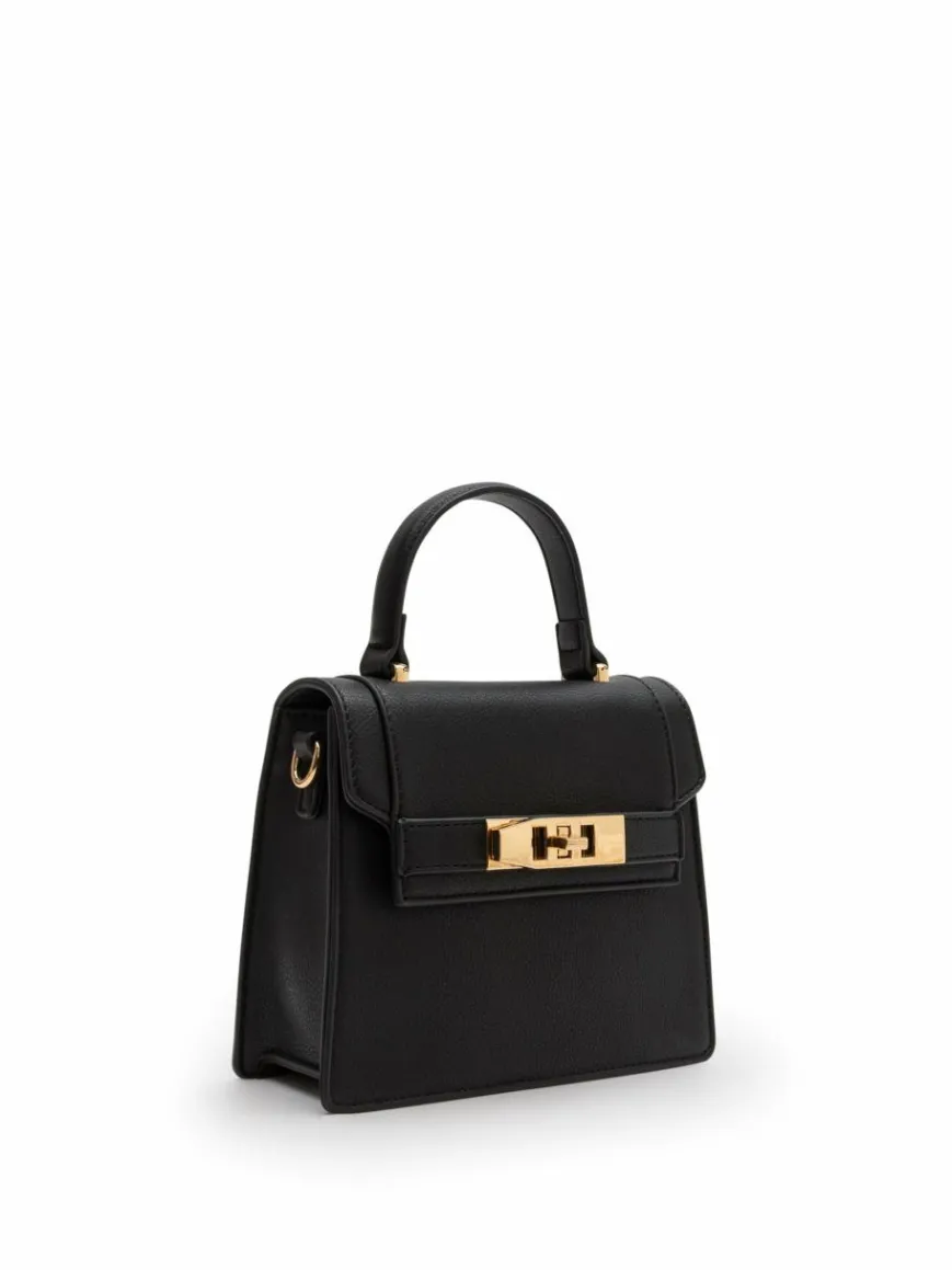 L.Credi Taschen & Rucksäcke*Damen Umhängetasche - Konstanze schwarz uni