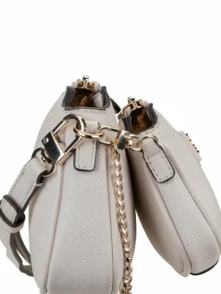 GUESS Taschen & Rucksäcke*Damen Umhängetasche - Noelle II Double Pouch CB beige uni