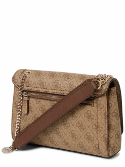 GUESS Taschen & Rucksäcke*Damen Umhängetasche - Noelle beige gemustert