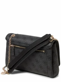 GUESS Taschen & Rucksäcke*Damen Umhängetasche - Noelle anthrazit gemustert