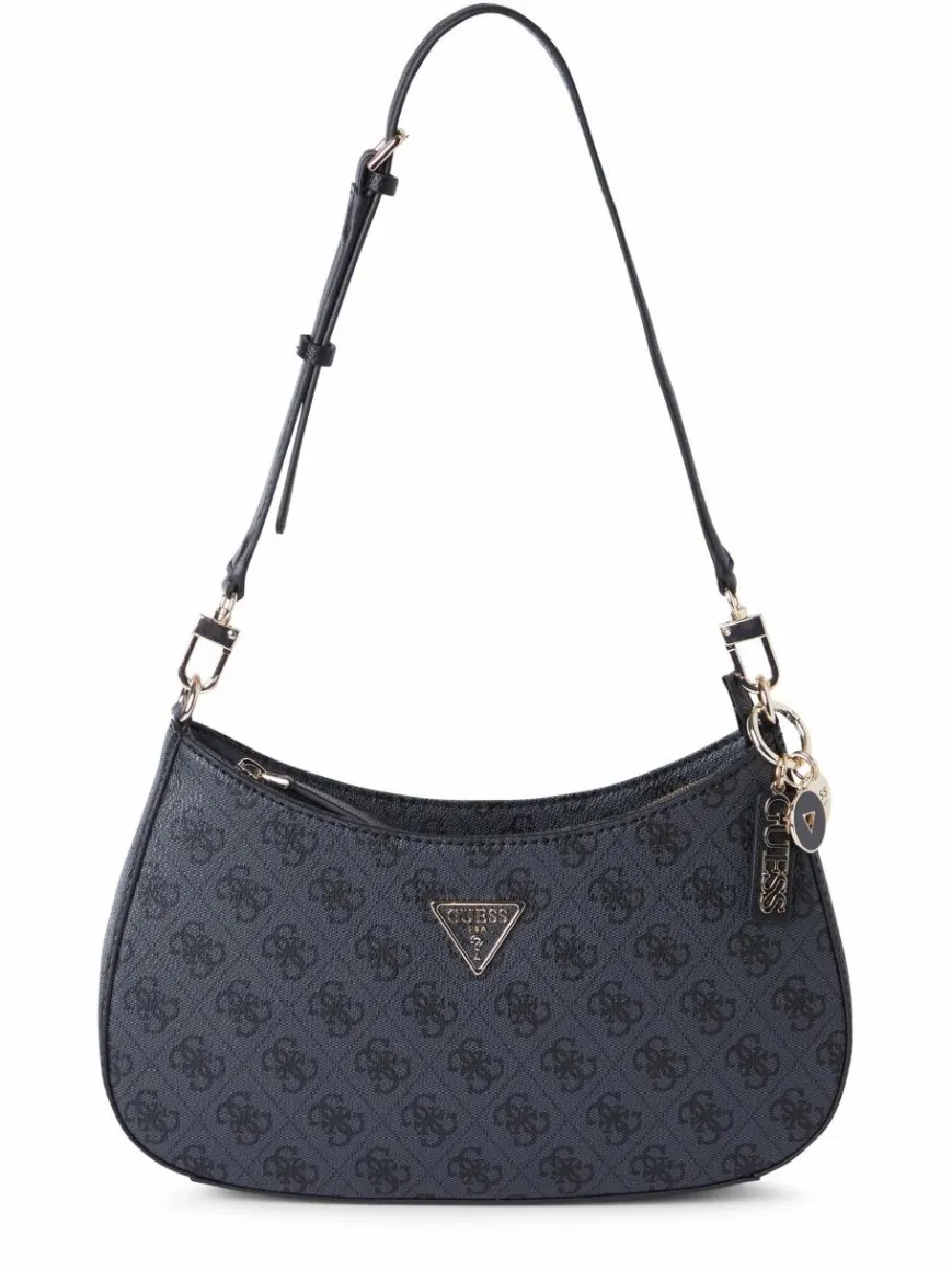 GUESS Taschen & Rucksäcke*Damen Umhängetasche - Noelle anthrazit gemustert