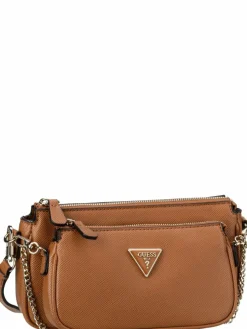GUESS Taschen & Rucksäcke*Damen Umhängetasche - Noelle II Double Pouch CB cognac uni