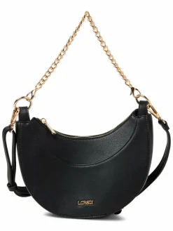 L.Credi Taschen & Rucksäcke*Damen Umhängetasche - Paulette schwarz uni