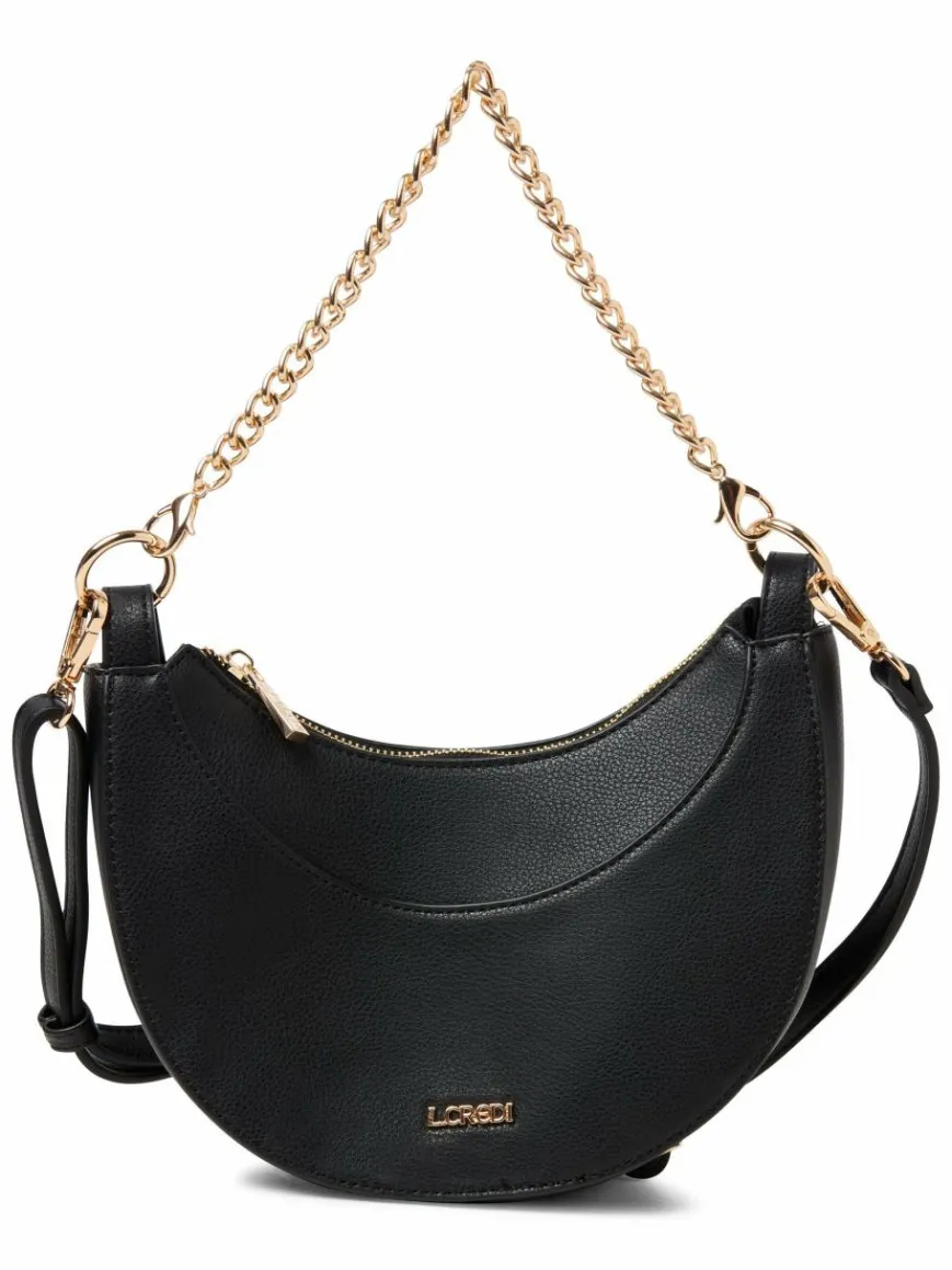 L.Credi Taschen & Rucksäcke*Damen Umhängetasche - Paulette schwarz uni
