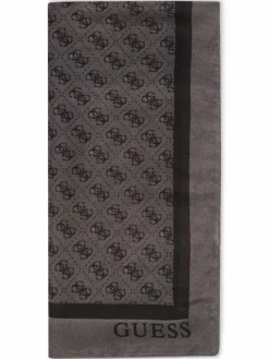 GUESS Schals & Tücher*Damen Webschal anthrazit schwarz gemustert