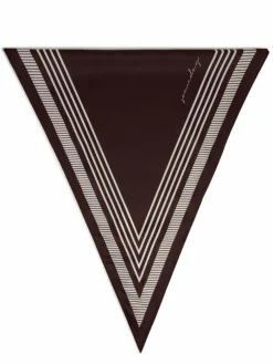 Someday Schals & Tücher*Damen Webschal - Bittie schoko ecru gemustert