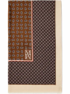 Marc O'Polo Schals & Tücher*Damen Webtuch braun mehrfarbig gemustert