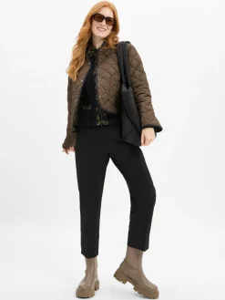 Marc Cain Sports Jacken & Westen*Damen Wende-Steppjacke lind oliv gemustert