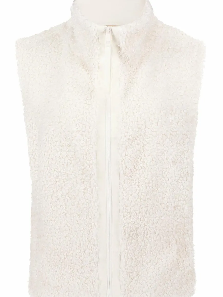 Betty & Co Jacken & Westen*Damen Weste ecru uni