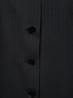 Marie Lund Blazer*Damen Weste marine gestreift