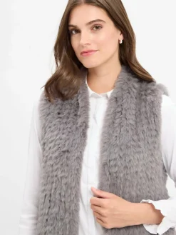 comma Jacken & Westen*Damen Weste grau uni