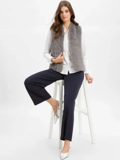 comma Jacken & Westen*Damen Weste grau uni