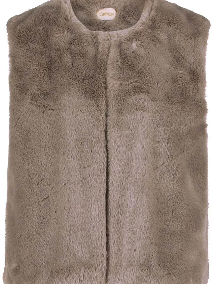 Cartoon Jacken & Westen*Damen Weste taupe uni