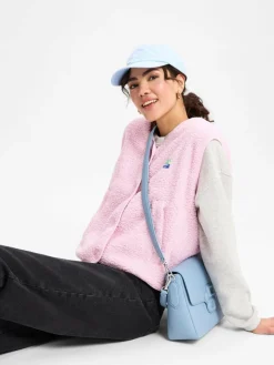 american vintage Jacken & Westen*Damen Weste - Hoktown rosa strukturiert