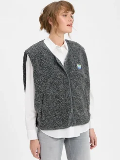 american vintage Jacken & Westen*Damen Weste - Hoktown anthrazit meliert