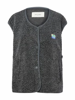 american vintage Jacken & Westen*Damen Weste - Hoktown anthrazit meliert