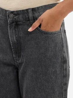 Marie Lund Collection Hosen|Jeans*Damen Wide Fit Jeans anthrazit uni