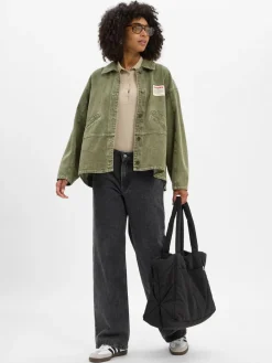 Marie Lund Collection Hosen|Jeans*Damen Wide Fit Jeans anthrazit uni