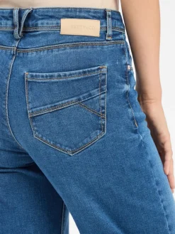 Betty & Co Jeans|Hosen*Damen Wide Fit Jeans medium stone uni