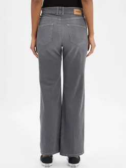 Angels Jeans|Hosen*Damen Wide Fit Jeans - Lara grau uni