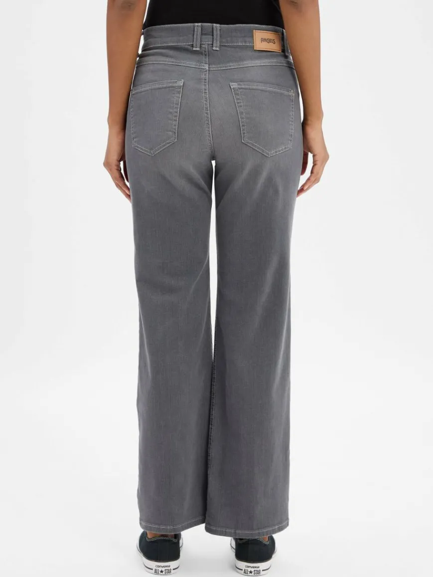 Angels Jeans|Hosen*Damen Wide Fit Jeans - Lara grau uni