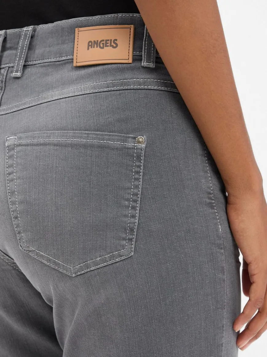 Angels Jeans|Hosen*Damen Wide Fit Jeans - Lara grau uni