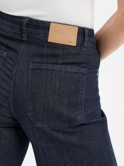 Opus Hosen|Jeans*Damen Wide Fit Jeans - Miva dark stone uni