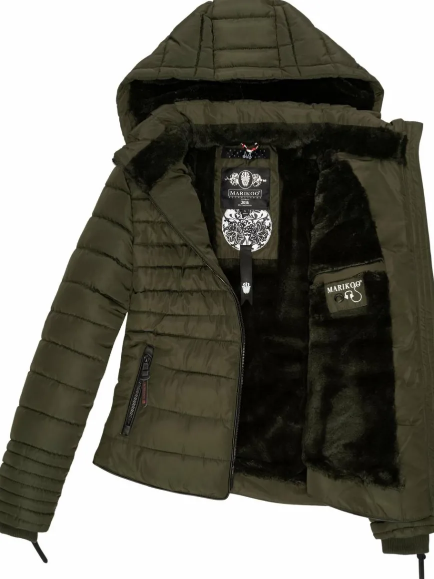 Marikoo Jacken & Westen*Damen Winterjacke - Amber oliv uni