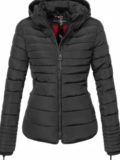Marikoo Jacken & Westen*Damen Winterjacke - Amber schwarz uni