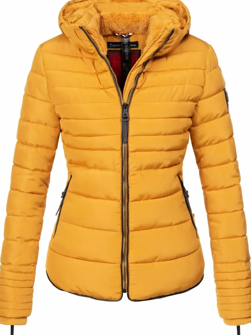 Marikoo Jacken & Westen*Damen Winterjacke - Amber gelb uni