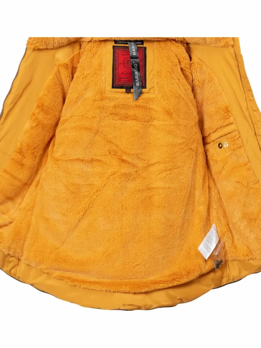 Marikoo Jacken & Westen*Damen Winterjacke - Amber gelb uni
