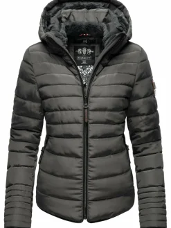 Marikoo Jacken & Westen*Damen Winterjacke - Amber anthrazit uni