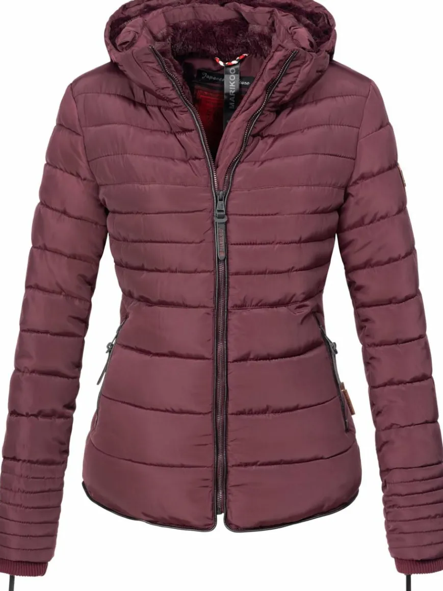 Marikoo Jacken & Westen*Damen Winterjacke - Amber bordeaux uni