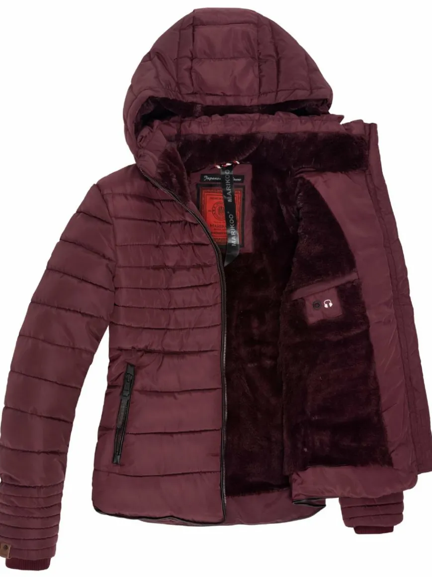 Marikoo Jacken & Westen*Damen Winterjacke - Amber bordeaux uni