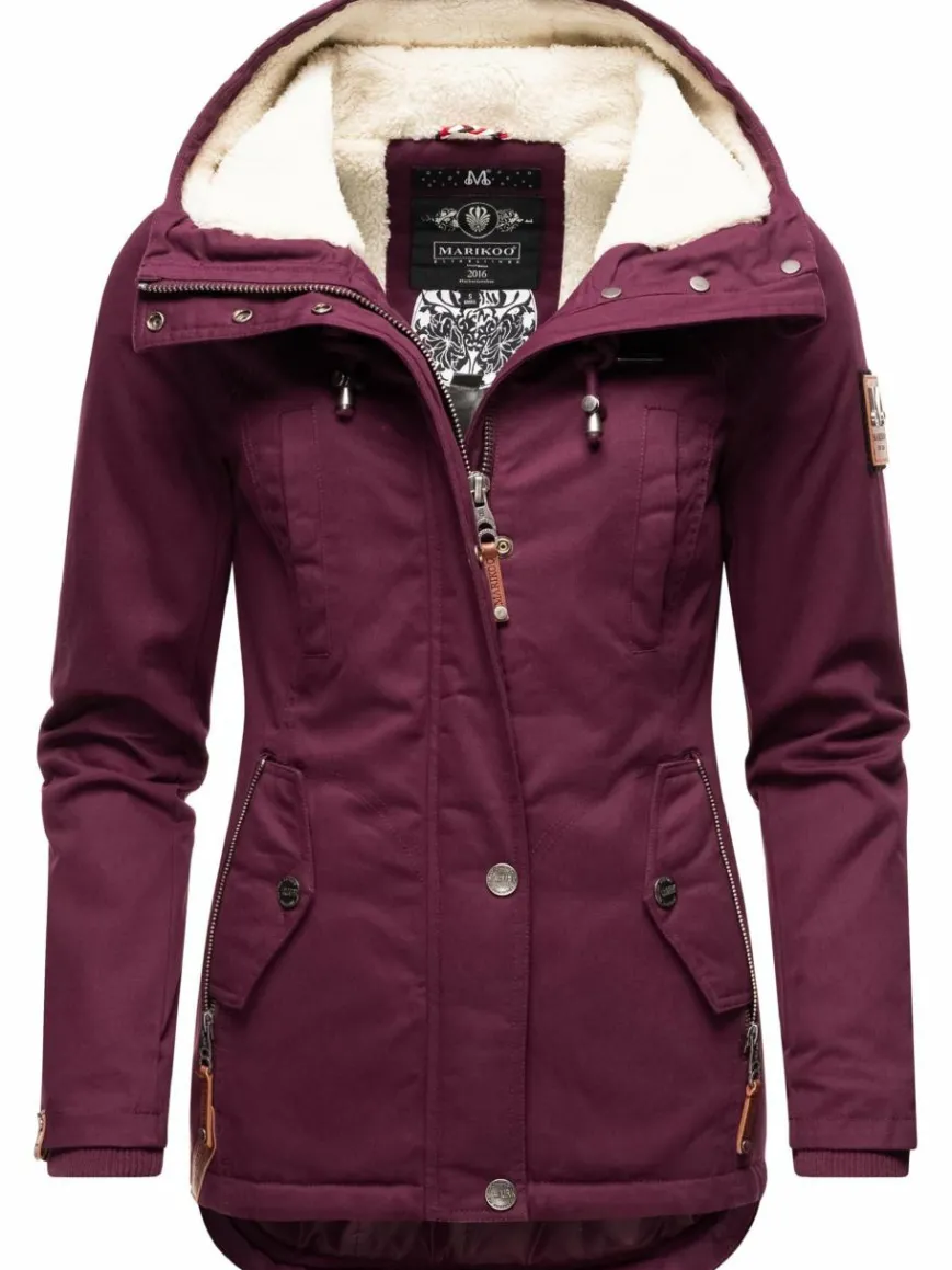 Marikoo Jacken & Westen*Damen Winterjacke - Bikoo lila uni