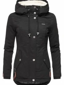 Marikoo Jacken & Westen*Damen Winterjacke - Bikoo schwarz uni