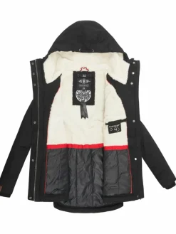 Marikoo Jacken & Westen*Damen Winterjacke - Bikoo schwarz uni