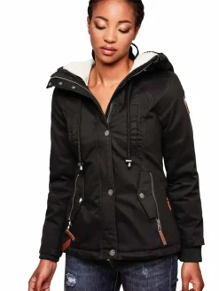 Marikoo Jacken & Westen*Damen Winterjacke - Bikoo schwarz uni