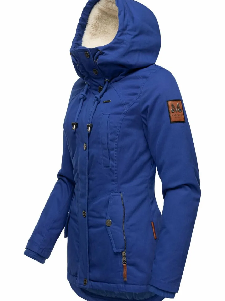 Marikoo Jacken & Westen*Damen Winterjacke - Bikoo blau uni
