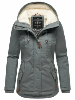 Marikoo Jacken & Westen*Damen Winterjacke - Bikoo blau uni