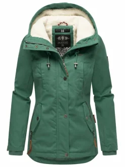 Marikoo Jacken & Westen*Damen Winterjacke - Bikoo grün uni
