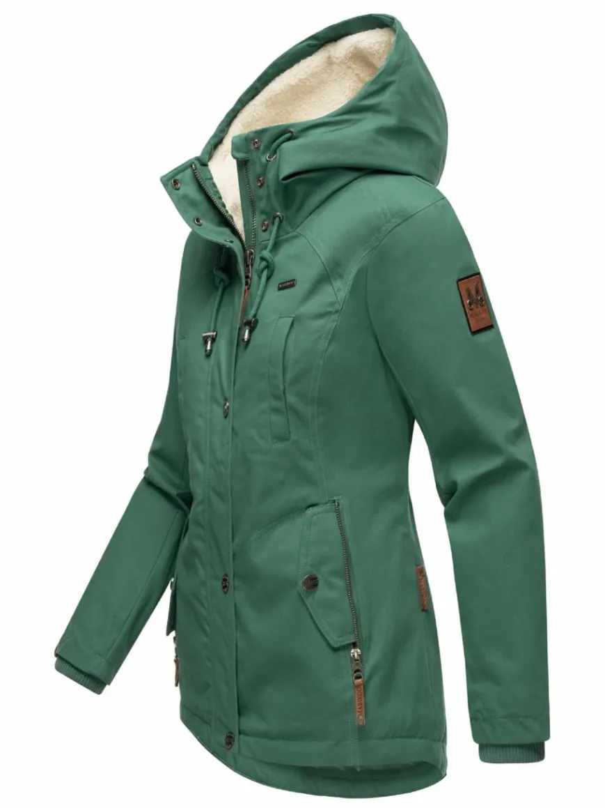 Marikoo Jacken & Westen*Damen Winterjacke - Bikoo grün uni