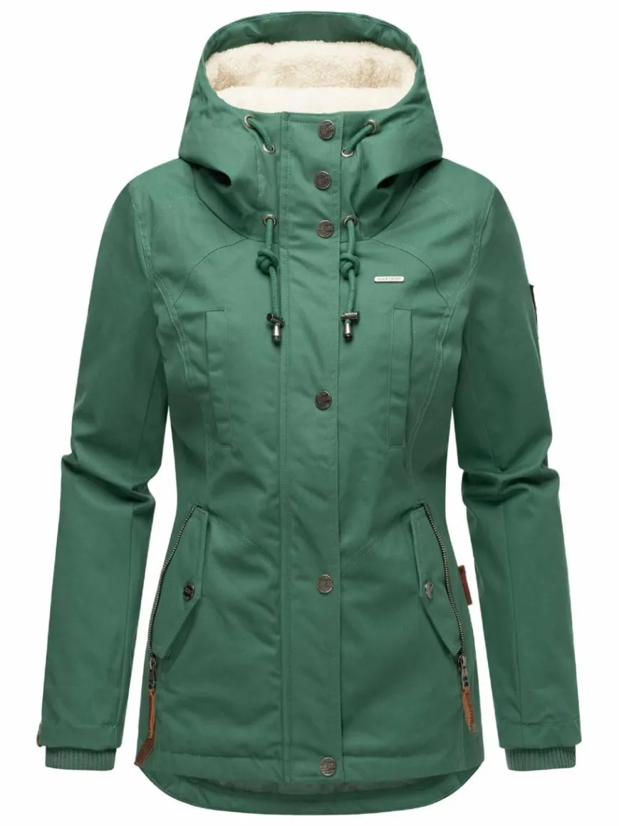 Marikoo Jacken & Westen*Damen Winterjacke - Bikoo grün uni