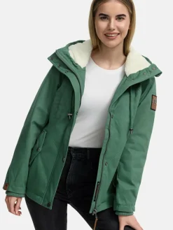 Marikoo Jacken & Westen*Damen Winterjacke - Bikoo grün uni