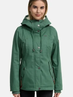 Marikoo Jacken & Westen*Damen Winterjacke - Bikoo grün uni