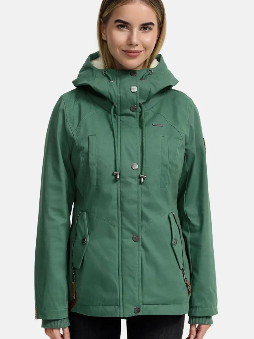 Marikoo Jacken & Westen*Damen Winterjacke - Bikoo grün uni