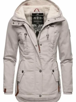 Marikoo Jacken & Westen*Damen Winterjacke - Bikoo grau uni