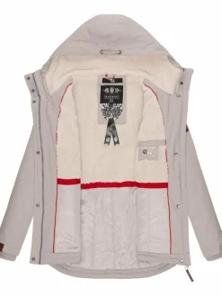 Marikoo Jacken & Westen*Damen Winterjacke - Bikoo grau uni